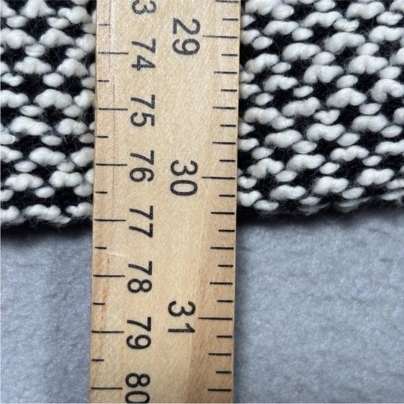 Marine Layer Cardigan Sweater Women’s Large White & Black Long Sleeve Pockets - Picture 2 of 9